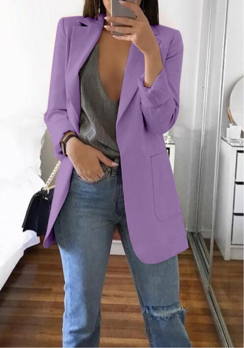 Blazer Cardigan Slim Temperamento Elegante - Image 12