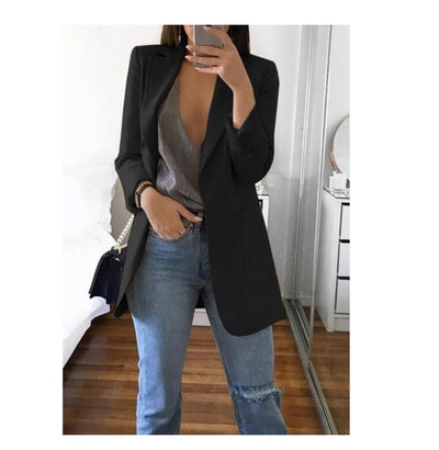Blazer Cardigan Slim Temperamento Elegante - Image 14