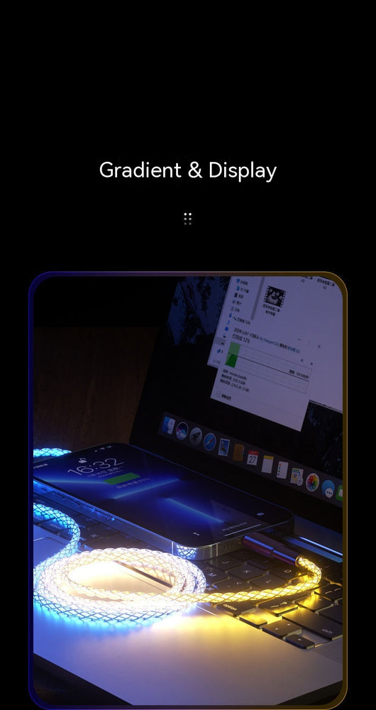Cable de Carga y Datos RGB con Efecto Color Mágico - Image 25