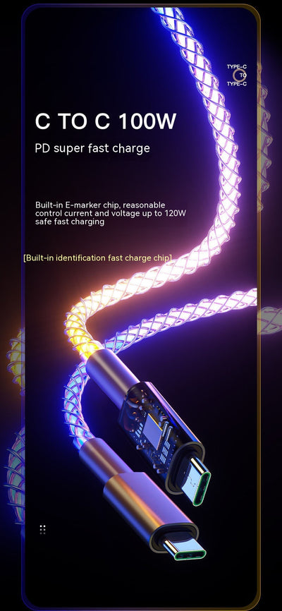 Cable de Carga y Datos RGB con Efecto Color Mágico - Image 28