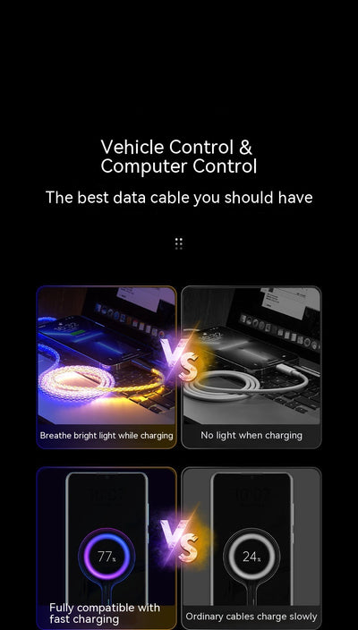 Cable de Carga y Datos RGB con Efecto Color Mágico - Image 32