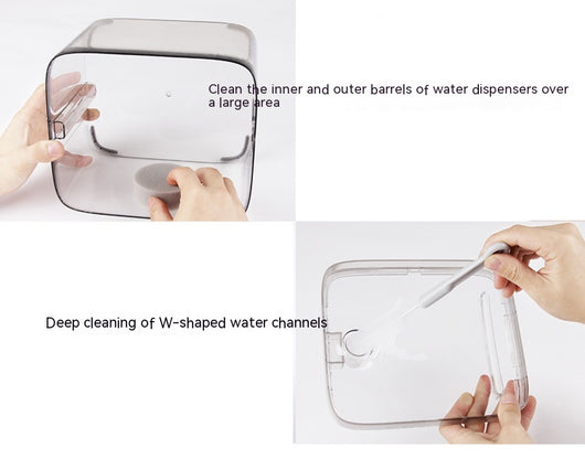 Dispensador Cilíndrico de Agua para Mascotas en Acero Inoxidable - Image 13