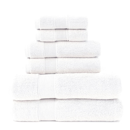 Juego de Toallas de Baño de Algodón Puro Lujo Blanco - 2 Piezas Grandes - Image 10