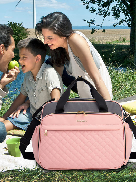 Bolsa Pañalera Crossbody Multifuncional de Gran Capacidad en Tela Oxford - Image 23