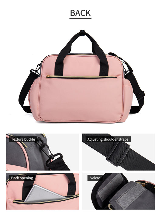 Bolsa Pañalera Crossbody Multifuncional de Gran Capacidad en Tela Oxford - Image 25