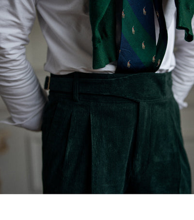 Pantalones de Pana Rectos Cintura Alta para Hombre - Image 35