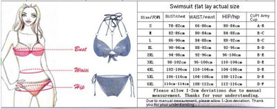 Bikini Estampado con Abertura Lateral para Mujer - Image 3
