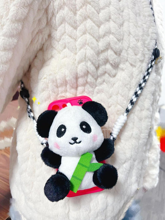 Correa de Teléfono Peluche con Soporte - Lanyard Móvil Versátil - Image 18