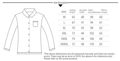 Camisa Hueca de Manga Larga para Hombre - Poliéster Primavera Verano - Image 8