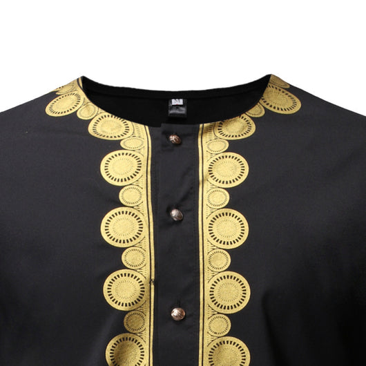 Camisa Casual de Manga Larga con Brillo Metalizado para Hombre - Image 20