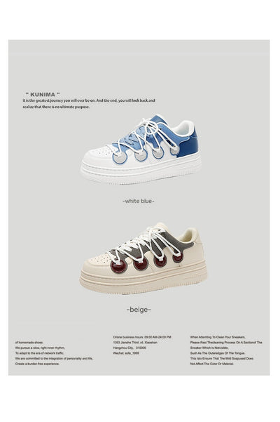 Tenis de Pareja Estilo Coreano Diseño Especial Deportivos Hong Kong - Image 7