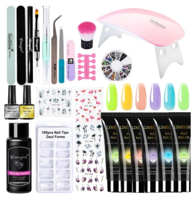 Set Completo de Manicura Profesional con Pegamento Extendido y Herramientas - Image 37