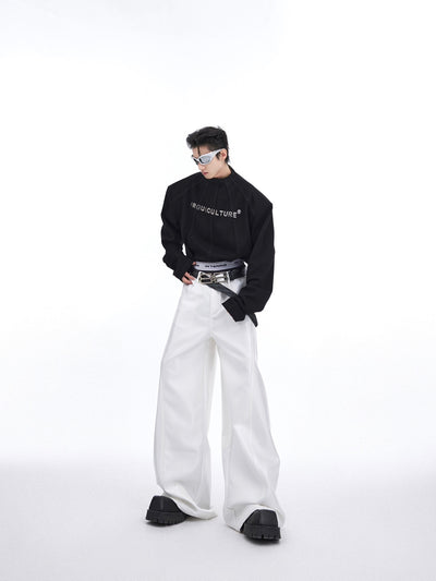 Suéter Estampado Metal con Hombros Acolchados y Mangas Largas - Image 13