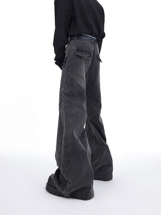 Jeans Skinny Plisados Deconstruidos de Corte Industrial - Image 14