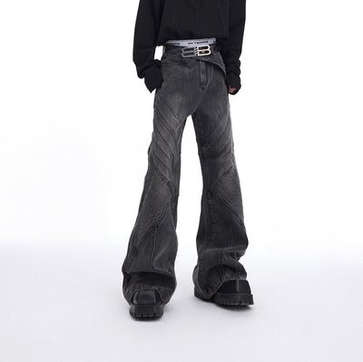 Jeans Skinny Plisados Deconstruidos de Corte Industrial - Image 15