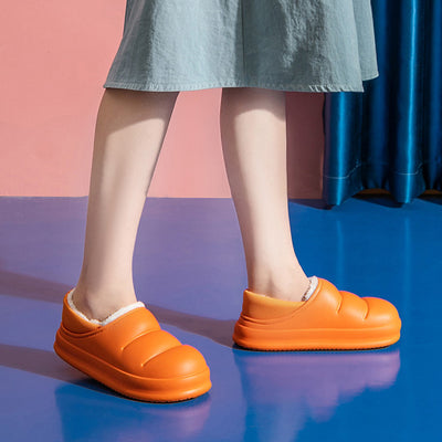 Pantuflas de Pareja Algodón Invierno Cálidas Impermeables para Casa y Jardín - Image 18