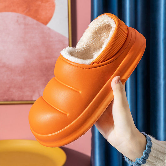 Pantuflas de Pareja Algodón Invierno Cálidas Impermeables para Casa y Jardín - Image 20