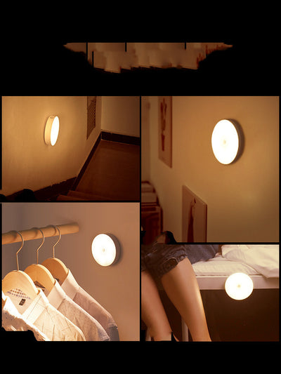 Lámpara LED Nocturna con Sensor de Movimiento Infrarrojo Recargable - Image 12