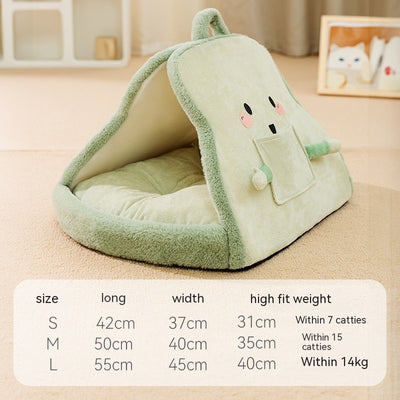 Cama Casa para Mascotas Desmontable y Lavable - Otoño e Invierno - Image 15