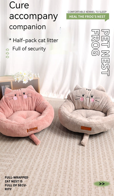 Cama Acogedora para Mascotas Grandes y Pequeñas - Diseño Cartoon Trendy - Image 9