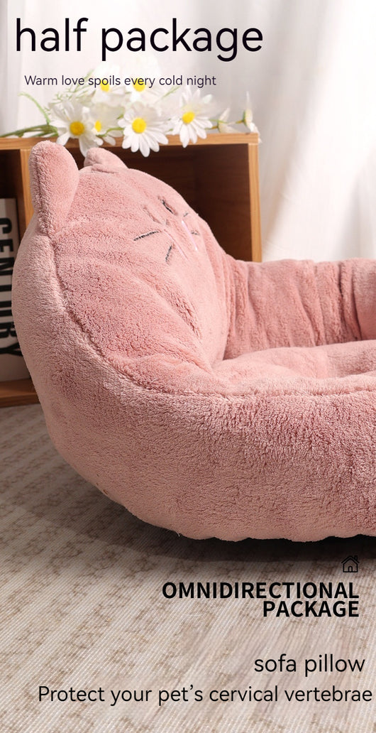 Cama Acogedora para Mascotas Grandes y Pequeñas - Diseño Cartoon Trendy - Image 10