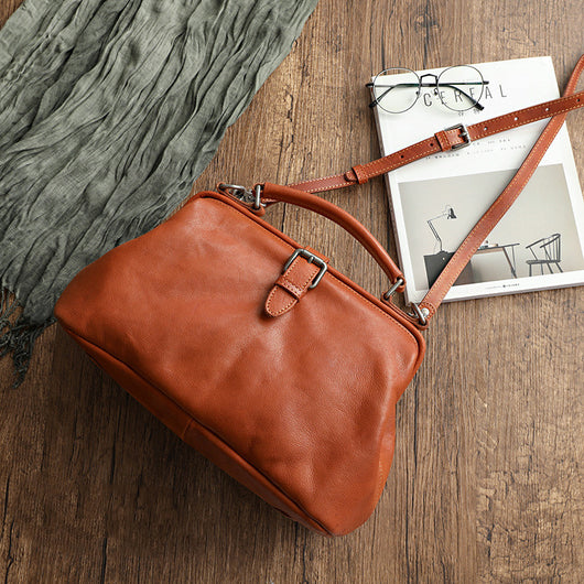 Bolso Bandolera de Cuero Pintado a Mano para Mujer - Image 9