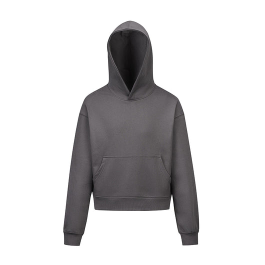 Sudadera Corta Básica Unisex de Color Sólido - Image 14