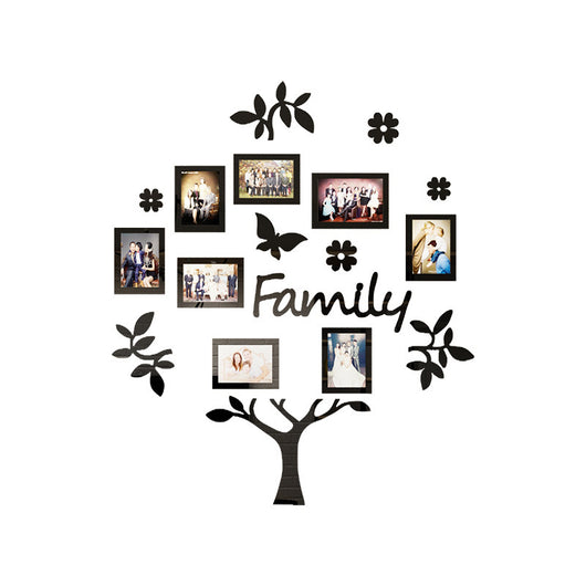Vinilo Decorativo Árbol 3D con Marcos de Fotos - Image 5