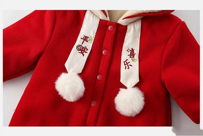 Mameluco Acolchado de Algodón para Bebé - Año Nuevo Chino Invierno - Image 21
