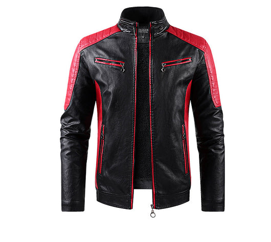 Abrigo de Cuero para Hombre con Forro Polar - Estilo Europeo Otoño Invierno - Image 14