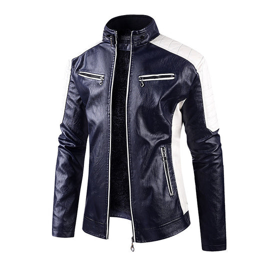 Abrigo de Cuero para Hombre con Forro Polar - Estilo Europeo Otoño Invierno - Image 16