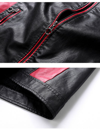 Abrigo de Cuero para Hombre con Forro Polar - Estilo Europeo Otoño Invierno - Image 17