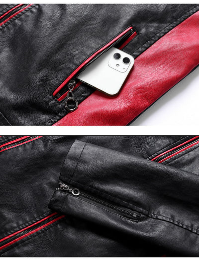 Abrigo de Cuero para Hombre con Forro Polar - Estilo Europeo Otoño Invierno - Image 21