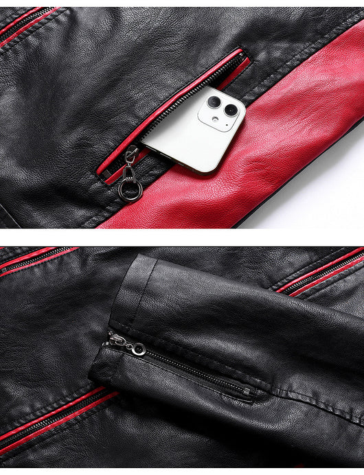 Abrigo de Cuero para Hombre con Forro Polar - Estilo Europeo Otoño Invierno - Image 21