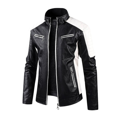 Abrigo de Cuero para Hombre con Forro Polar - Estilo Europeo Otoño Invierno - Image 22