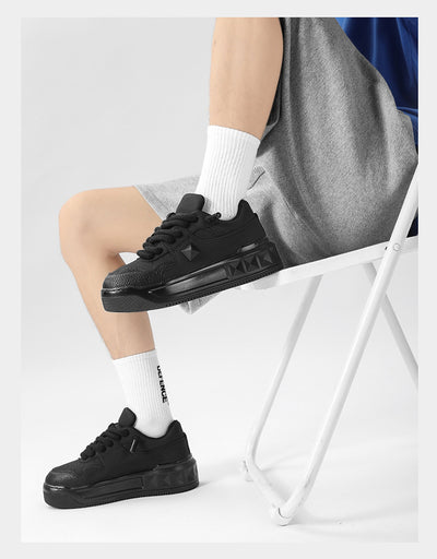 Zapatos Deportivos Blancos para Hombre con Suela Gruesa y Aumento de Altura - Image 18