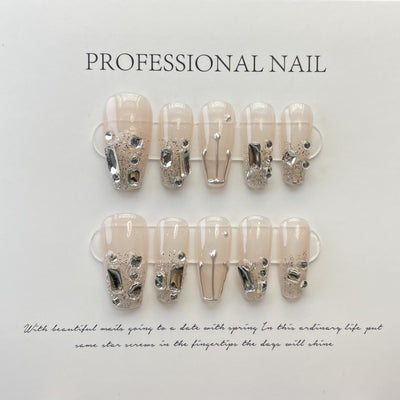 Uñas Postizas Removibles con Diseño Artístico - Image 14