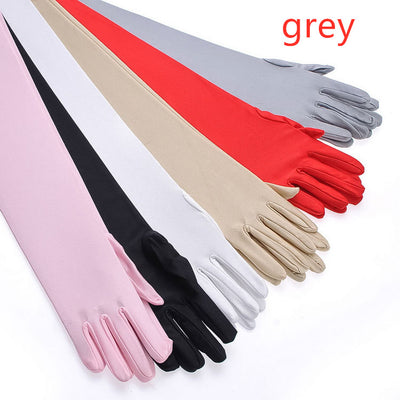 Guantes Largos Elásticos para Mujer con Protección Solar y UV - Image 14