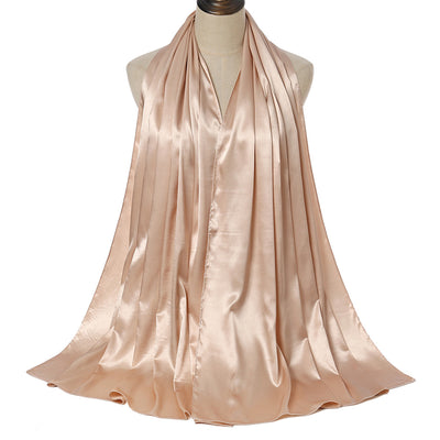 Pañuelo de Satén Monocromático Perla - Elegancia Pura - Image 36