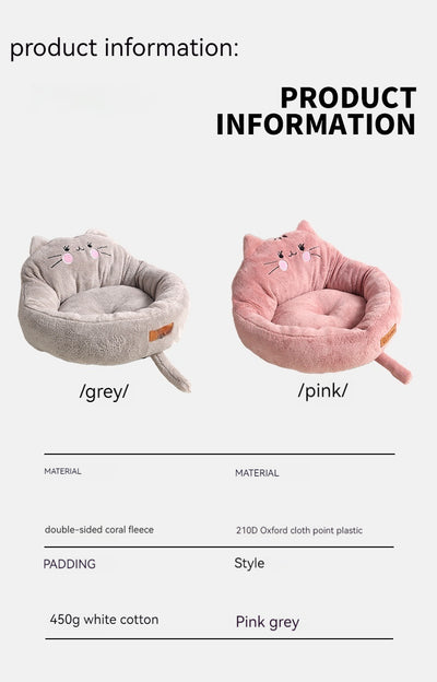 Cama Acogedora para Mascotas Grandes y Pequeñas - Diseño Cartoon Trendy - Image 23