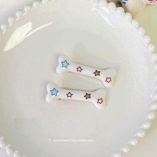 Pinza para Cabello Tipo Pico de Pato con Estampado de Hueso 'XINGX' - Image 17