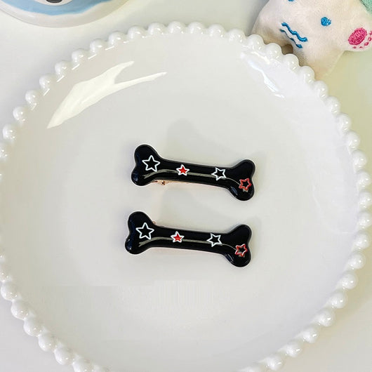 Pinza para Cabello Tipo Pico de Pato con Estampado de Hueso 'XINGX' - Image 18