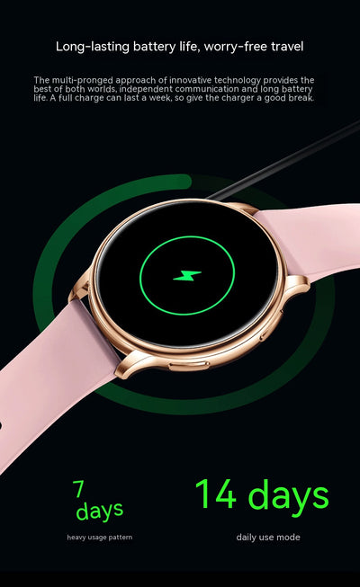 Reloj Inteligente Redondo con Llamadas Bluetooth y Monitoreo de Salud - Image 16