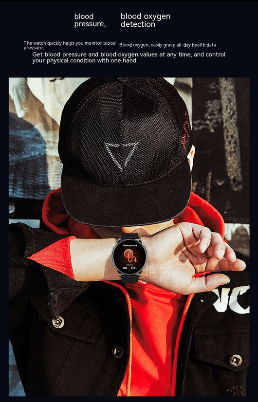 Reloj Inteligente Redondo con Llamadas Bluetooth y Monitoreo de Salud - Image 18