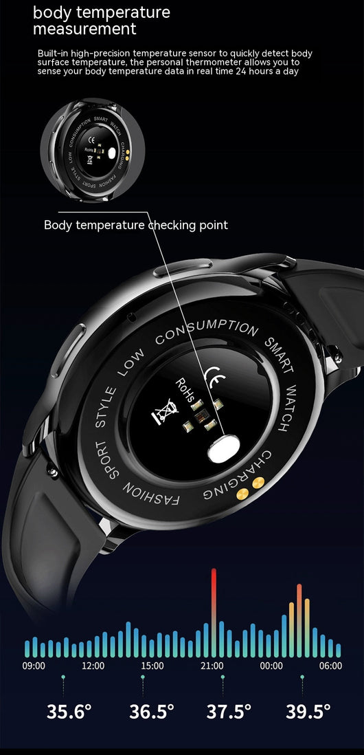 Reloj Inteligente Redondo con Llamadas Bluetooth y Monitoreo de Salud - Image 20