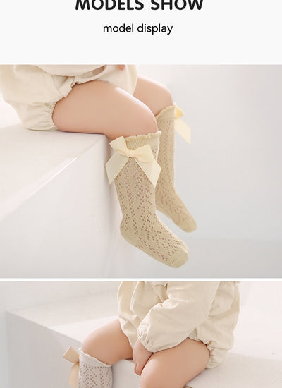 Calcetines Altos de Malla para Bebé - Colección Primavera Verano Estilo Coreano - Image 20