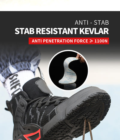 Zapatos de Seguridad Profesionales Ligeros Anti-impacto para Hombre - Image 15