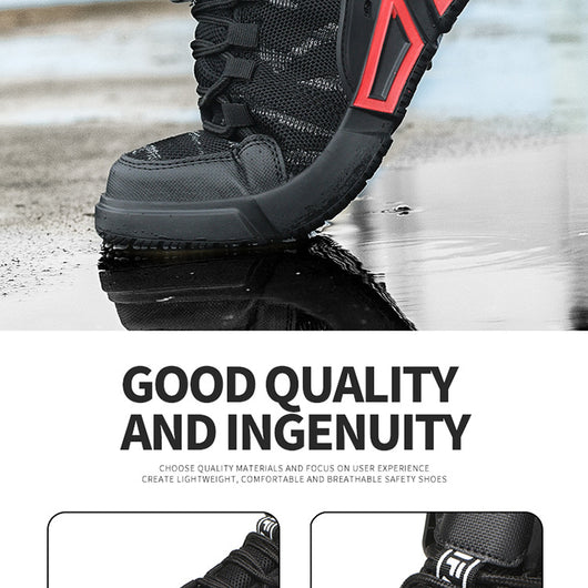 Zapatos de Seguridad Profesionales Ligeros Anti-impacto para Hombre - Image 20