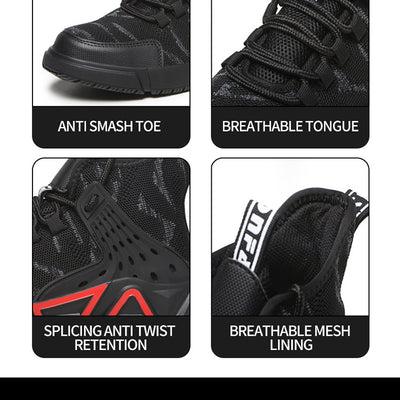Zapatos de Seguridad Profesionales Ligeros Anti-impacto para Hombre - Image 21