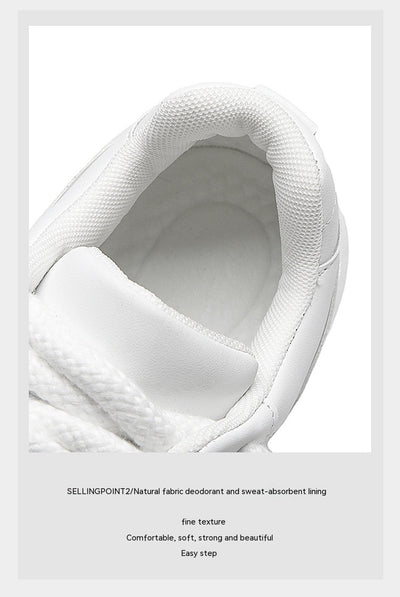 Zapatos Deportivos Blancos para Hombre con Suela Gruesa y Aumento de Altura - Image 25